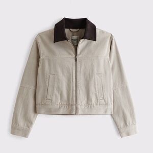 NWT Denim Zip-Up Jacket